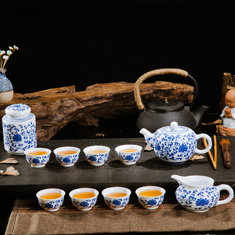 Blue & White Porcelain Starter Tea Set - Zen&Sip