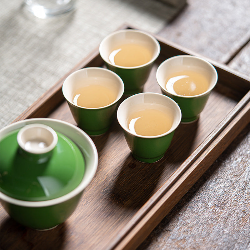 Emerald Pure Color Glaze Tea Set - Zen&Sip