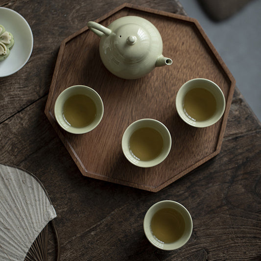 Green Reed Tea Set