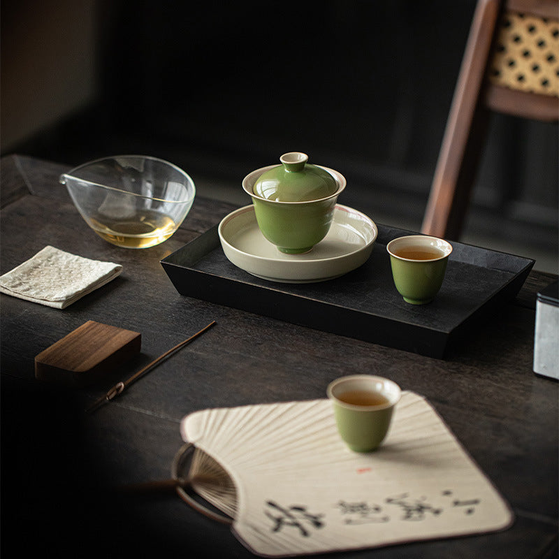 Green Bamboo Glaze Tea Set - Zen&Sip