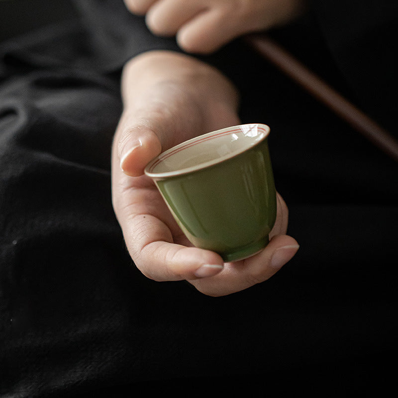 Green Bamboo Glaze Tea Set - Zen&Sip