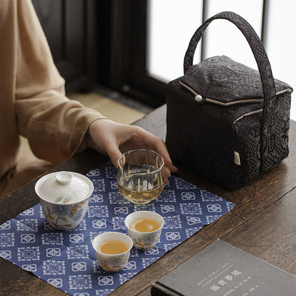 Hydrangea Portable Tea Set - Zen&Sip