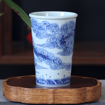 Blue & White Dragon Oversized Cup