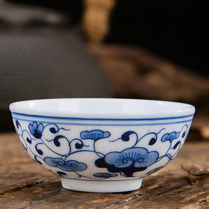 Blue & White Ruyi Cup Pu'er Master Cup - Zen&Sip