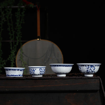 Blue & White Linglong Series Master Cup - Zen&Sip