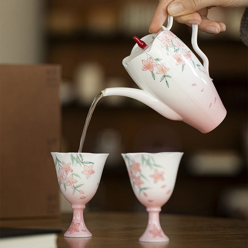 Pink Peach Breeze Tea Set - Zen&Sip