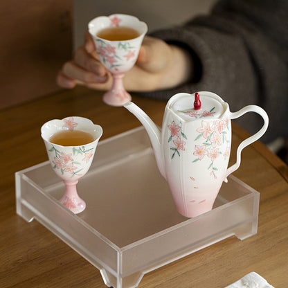 Pink Peach Breeze Tea Set - Zen&Sip