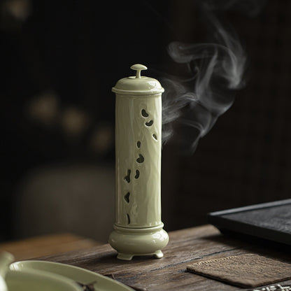 Reed Green Incense Burner - Zen&Sip