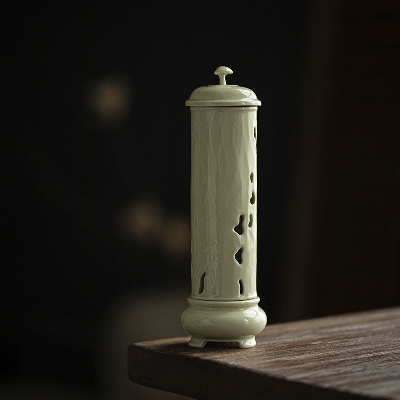 Reed Green Incense Burner - Zen&Sip